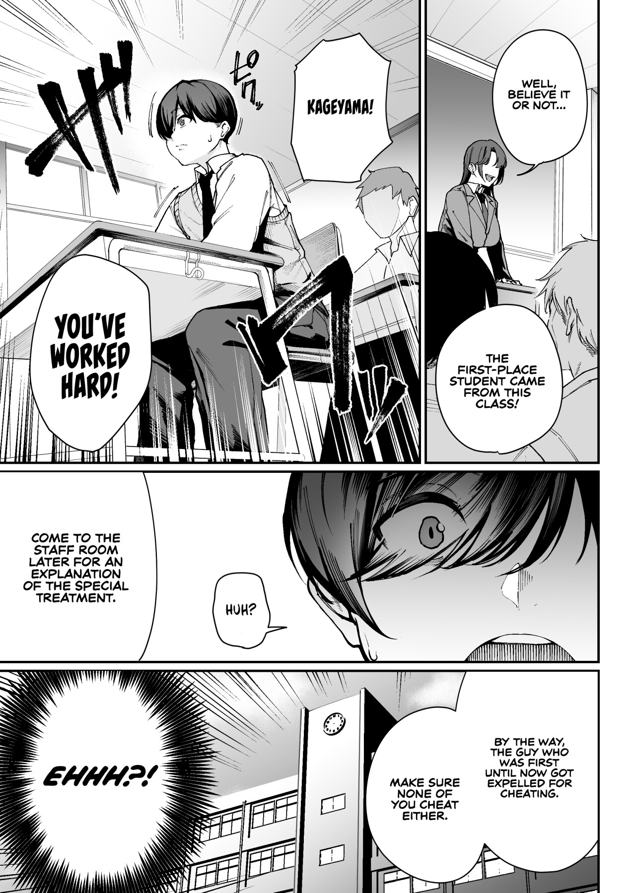 Hentai Manga Comic-Now That I'm a 'Special Treatment' Student, I'll Choose the Ill-natured Gyaru! -Umezu-san, Who Always Puts Her Ass on My Desk--Read-6